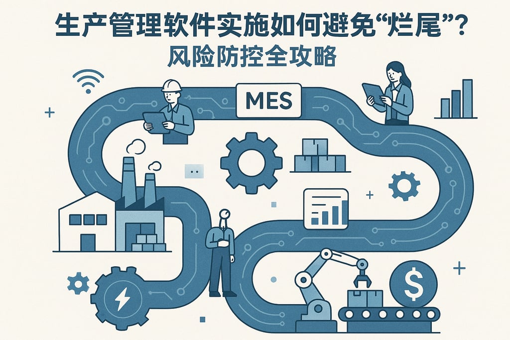 生产管理软件实施如何避免 “烂尾”？风险防控全攻略